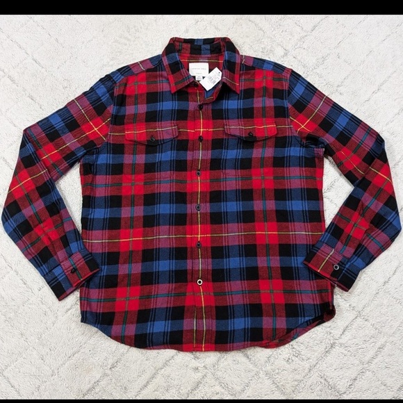 AEO SERIOUSLY SOFT FLANNEL SHIRT XL - Picture 8 of 12